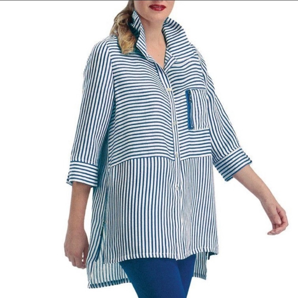 IC by Connie k nautical blouse